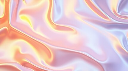 Obraz premium Iridescent silk fabric with shimmering reflections of brush strokes and luxurious feel