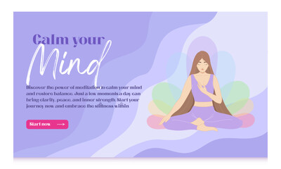 Calm Your Mind Meditation Banner