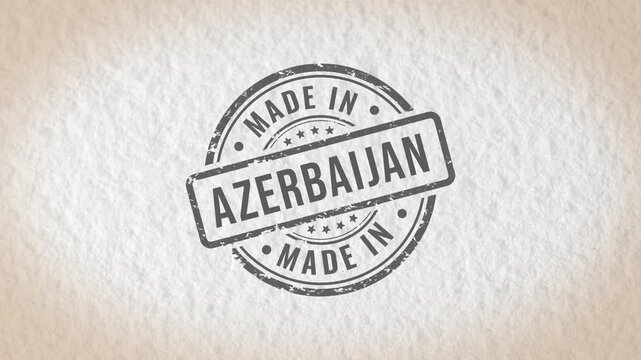 Made in Azerbaijan stamp