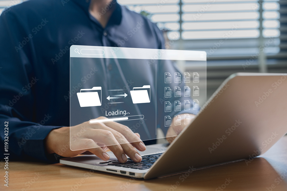 Aufkleber Cloud Based Data Exchange and File Management Tools. Enhance Business Efficiency with Secure Sharing, Backup Solutions, and Advanced Digital File Technology.