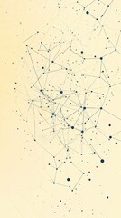 Abstract Network Graphic Design Showing Interconnections