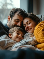 Fototapeta premium Warm Family Moment