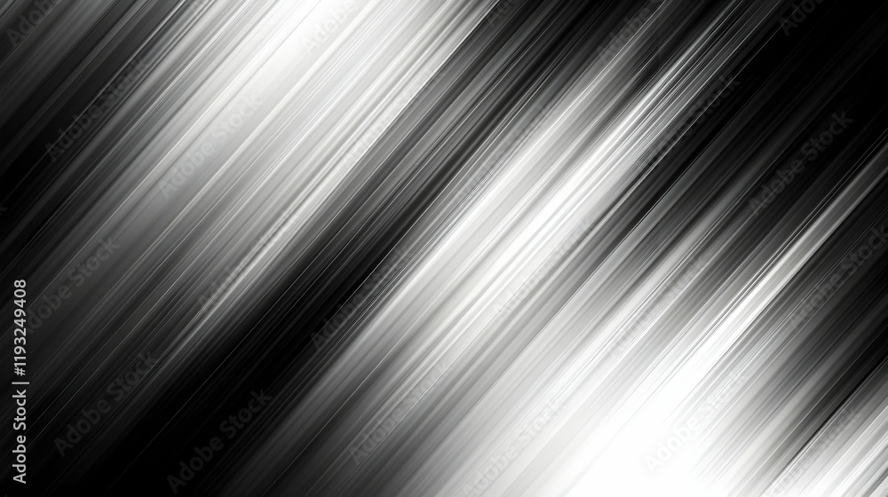 Poster dynamic abstract black and white diagonal lines background texture