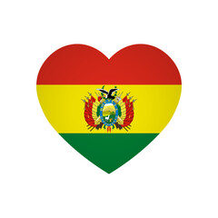 Obraz premium Bolivia flag - rectangle colorful flag representing a country cultural identity and heritage. The essence of national pride and unity. Attached by the corners in a paper album