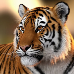 Fototapeta premium portrait of a bengal tiger