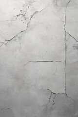 Obraz premium Cement walls have cracked patterns and white backgrounds for tile design, wallpaper, mobile display, computer display, website background, etc.
