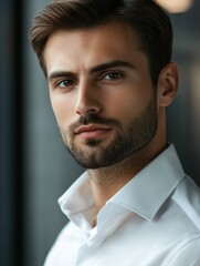 Fototapeta premium Stylish Gentleman Portrait