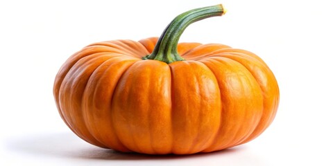 Obraz premium Single Orange Pumpkin Autumnal Harvest Still Life Photography, pumpkin, harvest