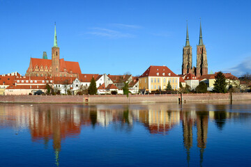 Naklejka premium Ostrów Tumski in Wrocław