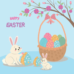 It is a new design  ''HAPPY EASTER DAY'' vector art.