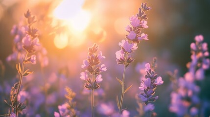 Naklejka premium flowers in the field