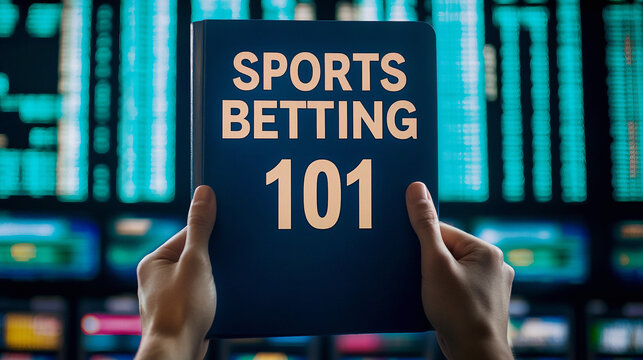 Hands Holding A Sports Betting 101 Book