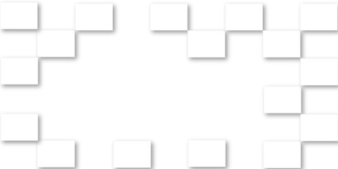 Simple Square cube box plate board on white wall background. 3d rendering. Multiple Horizontal Business Card Modern Mockup for Branding Presentation, Corporate Identity, Advertising, Graphic design.