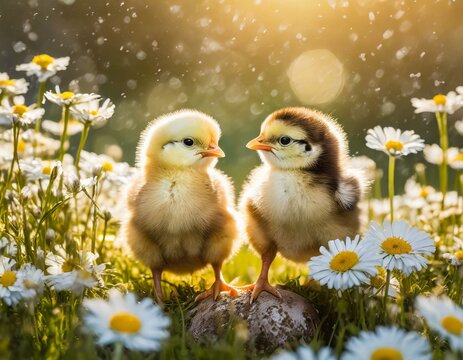 Zwischen Blumen