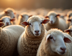 Obraz premium close up of a sheep