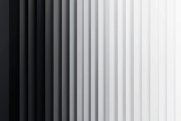 Monochrome gradient of vertical lines in abstract design illustration