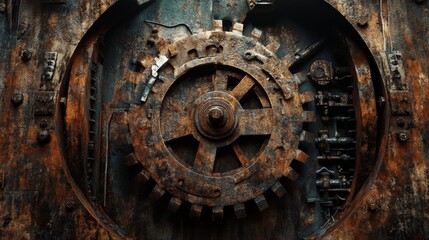 Industrial rusty background