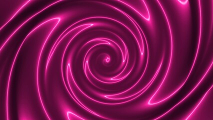 Abstract pink color neon twirl background