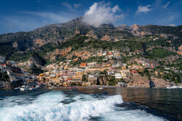 Positano, Amalfi, Amalfitan Coast, Sorrento, Italy.