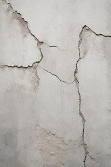 Obraz premium Cement walls have cracked patterns and white backgrounds for tile design, wallpaper, mobile display, computer display, website background, etc.