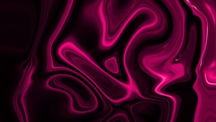 Abstract pink dark liquid background