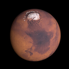 mars planet 3d render high detailed map © Mathias Weil