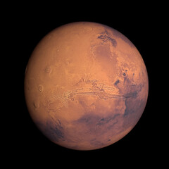 mars planet 3d render high detailed map © Mathias Weil