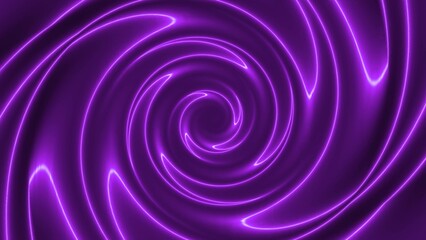Abstract purple color neon twirl background