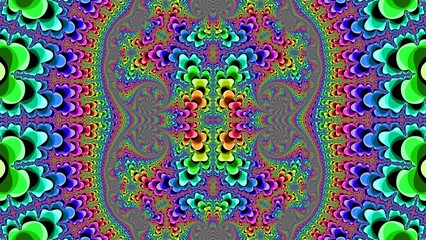 Abstract hypnotic fractal design background