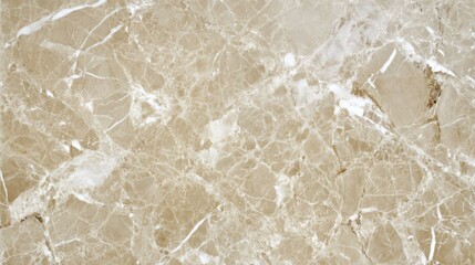 Fototapeta premium Elegant beige marble texture showcasing smooth surface with subtle white and cream veins under even lighting