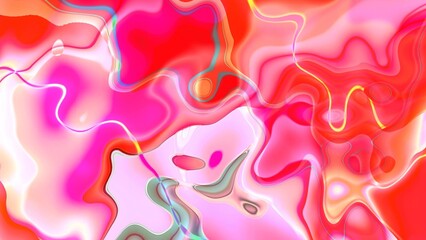 Abstract liquid wave colorful background