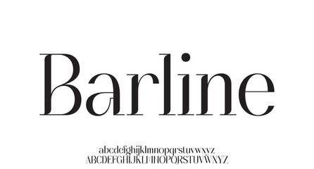 Barling Elegant alphabet letters font logo. Typography luxury classic lettering serif italic fonts decorative wedding vintage retro brand logos. vector illustration
