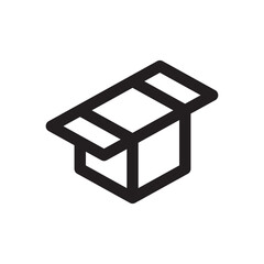 Logistic box icon. Fast delivery icon template design