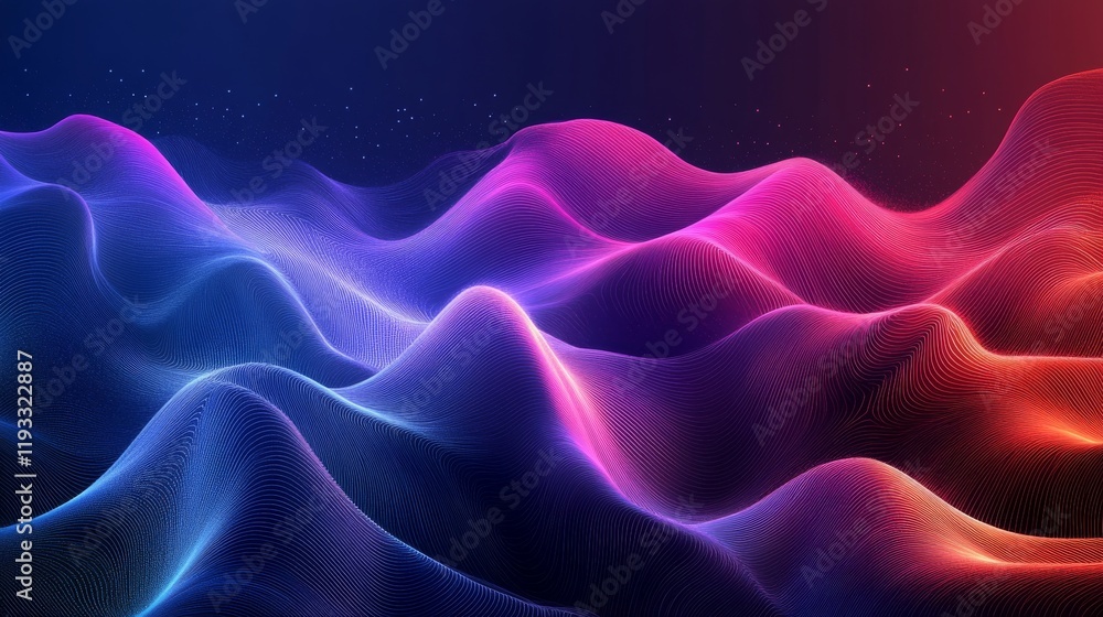 Fototapete digital computing and data processing concept with an abstract design
