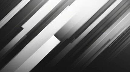Obraz premium Gradient of black and white shades in an abstract design. 