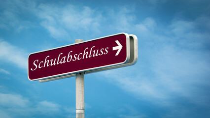 Signposts the direct way to School Graduation