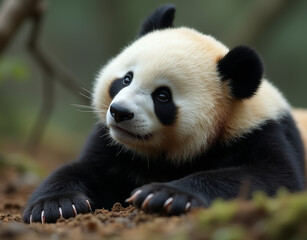 Obraz premium giant panda bear