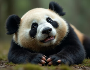 Obraz premium giant panda bear