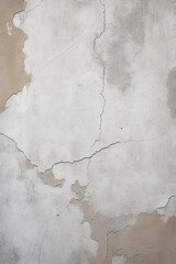 Obraz premium Cement walls have cracked patterns and white backgrounds for tile design, wallpaper, mobile display, computer display, website background, etc.