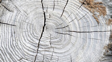 Naklejka premium Vintage white wood texture with intricate natural patterns, ideal for retro design