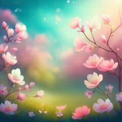Generated image Delicate Spring Background