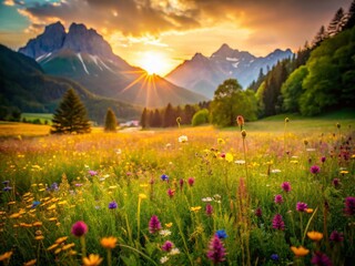 Chartreuse Natural Park: Breathtaking Bokeh Landscape Photography, French Alps