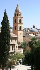 Obraz premium Ancient Church of the Holy Sepulchre, A Sacred Christian Pilgrimage Site in Jerusalem, Israel