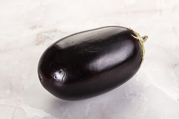 Ripe tasty natural organic eggplant