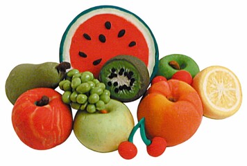 Frutas. Plastilina