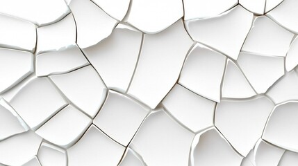 A white background with a lot of cracks and holes