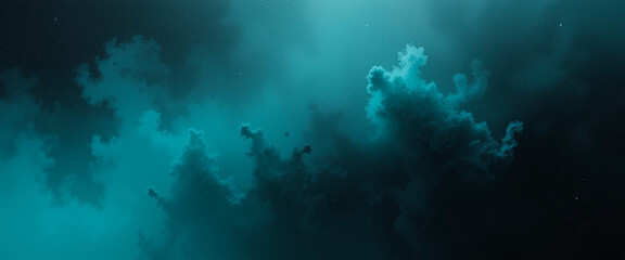 Fototapeta premium Turquoise panoramic banner background