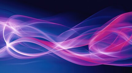 Naklejka premium Abstract pink and blue wave background.
