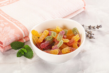 Sweet and sour marmalade worms