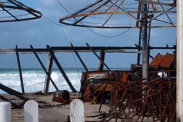 Abfall am Strand